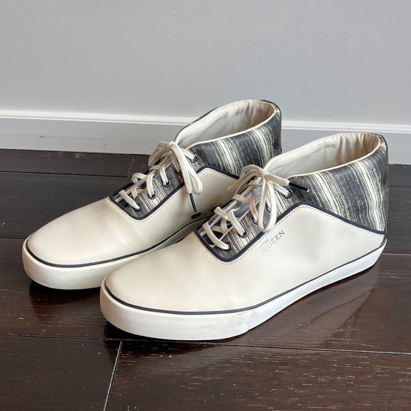 Alexander McQueen Other - Alexander McQueen x Puma Mid II North Sea Leather Lace Up Sneakers Men’s 11 NWOT